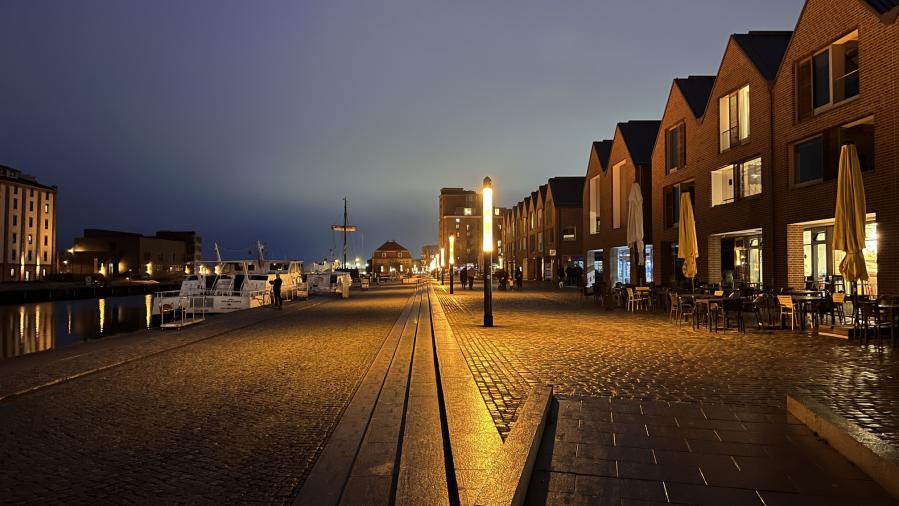 Hafen Wismar Ende Oktober 23