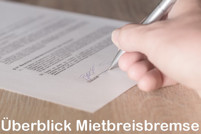 Mietpreisbremse Überblick