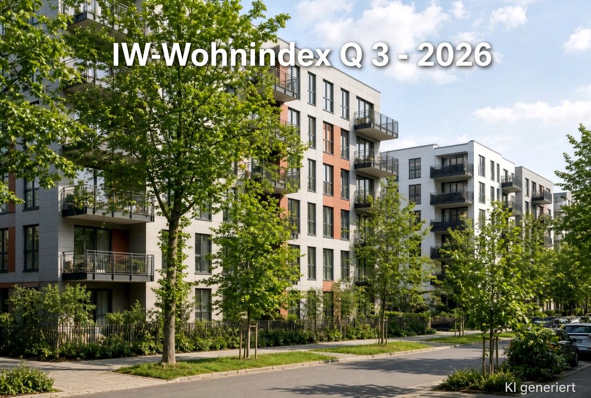 IW-Wohnindex Q3/2026: Kaufpreise in den sieben teuersten Städten sinken