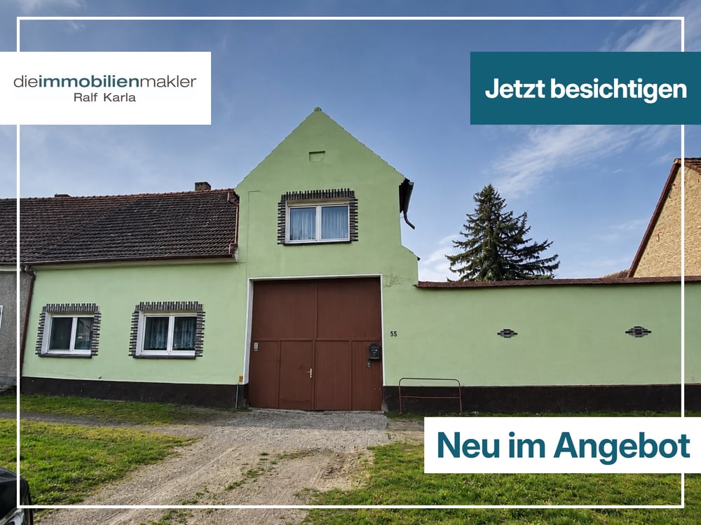 Ein Hof mit viel Nebengelass und großem Garten