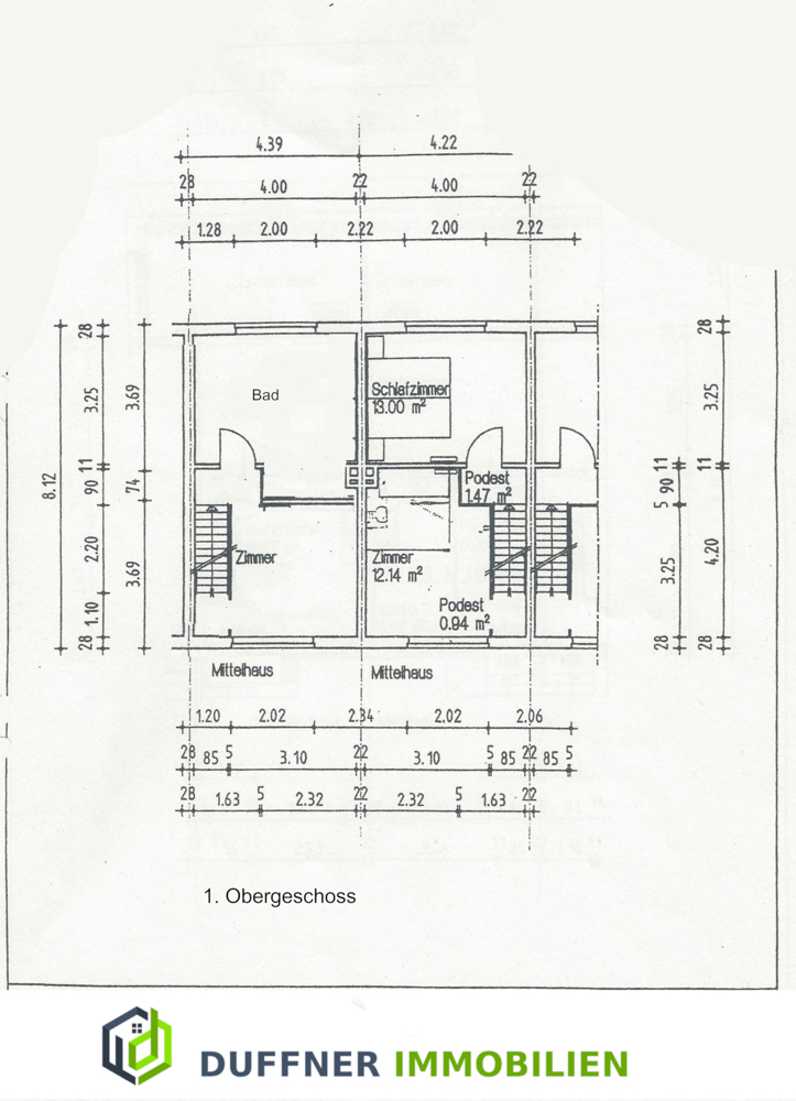 Grundriss 1OG