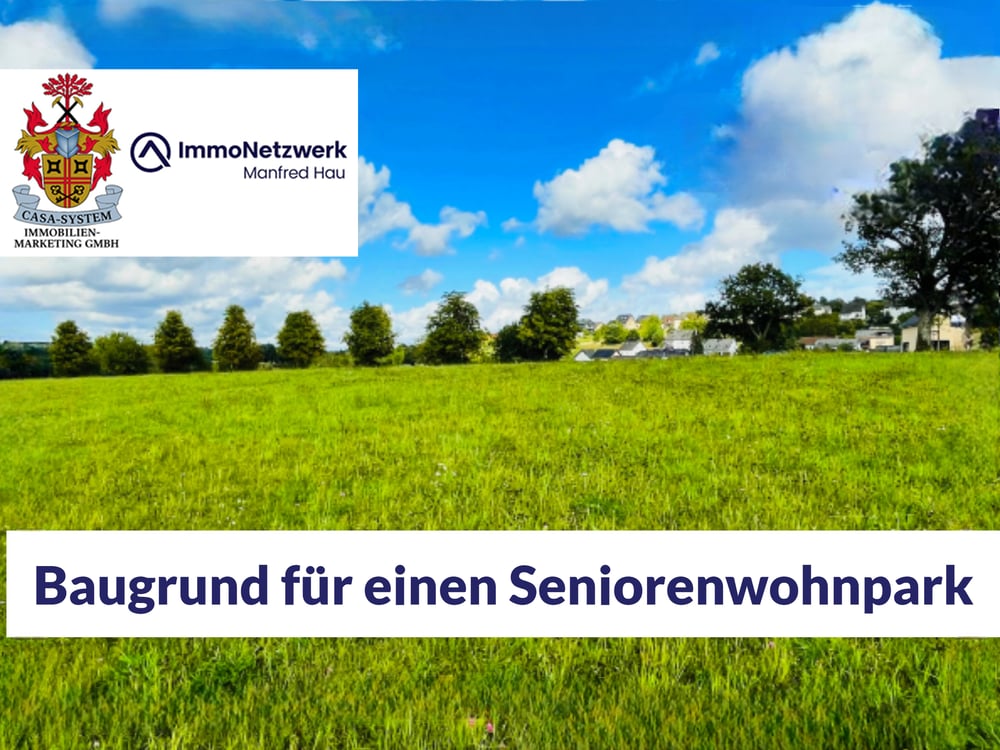 Projektgrundstück für einen Seniorenwohnpark in Orenhofen | Südeifel - Rheinland-Pfalz