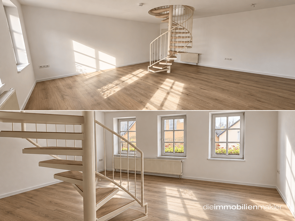 2-Raum-Wohnung mit Dachterrasse und Altstadtblick in Luckau
