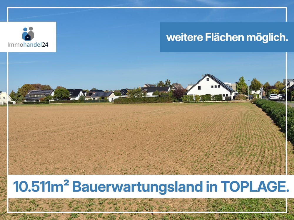 NEU***Bauerwartungsland in TOPLAGE von Euskirchen Stadt***NEU