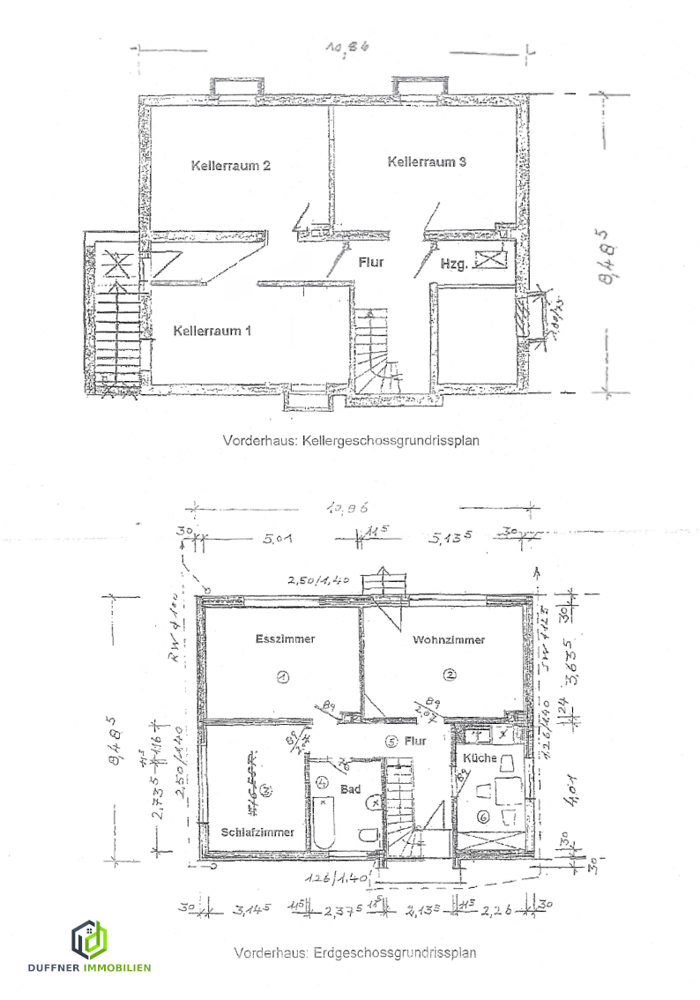 SE 1 Vorderhaus - 1 Keller und