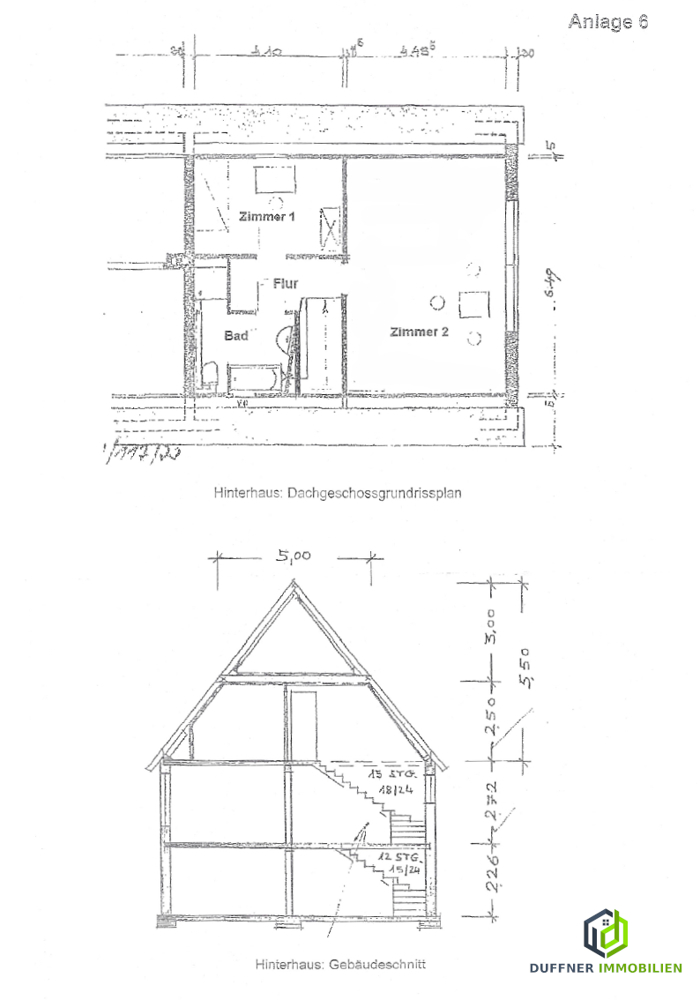 SE 2 Hinterhaus - 2 DG Gebäude