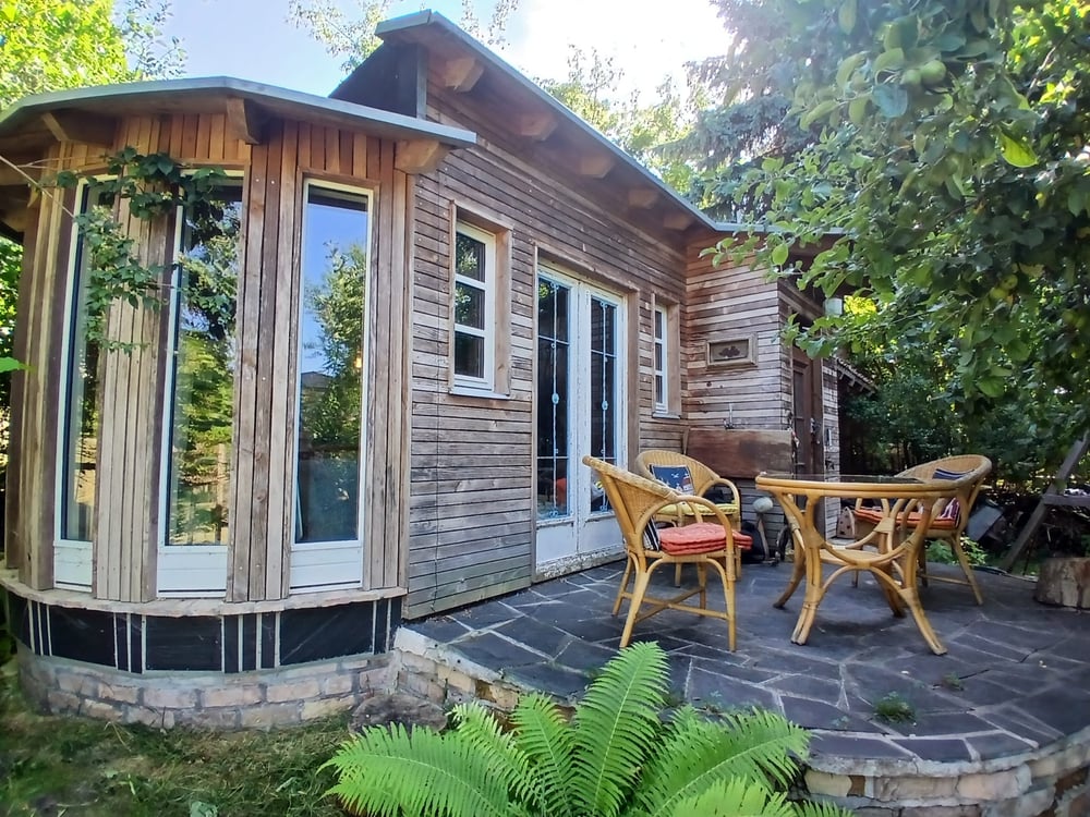 Familiengrundstück mit Zukunft 812m² Naturidyll mit Wochenendhaus und Wohnbaupotenzial in Eberswalde