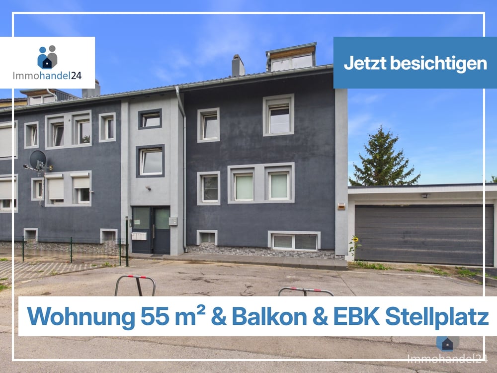 ***großzügige 2 Zimmerwohnung mit EBK & Balkon & Stellplatz ab sofort frei***