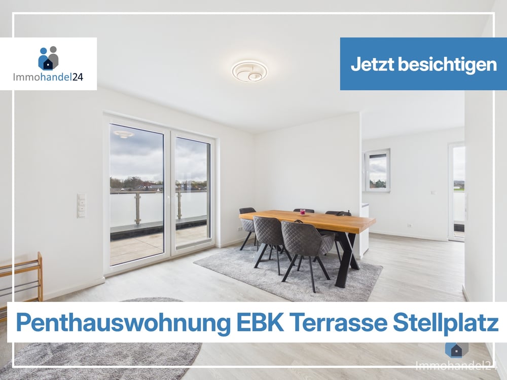 TOP***schicke Penthauswohnung mit EBK,Balkon & Stellplatz***NEUBAU
