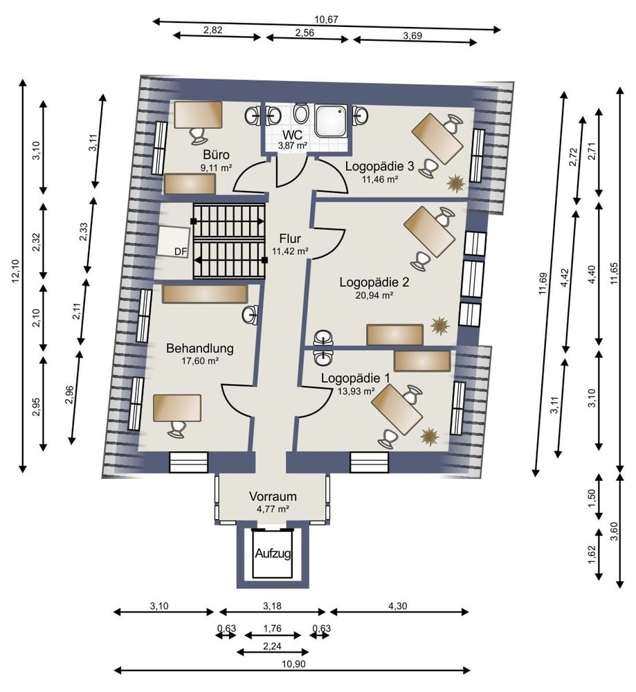 Tr-TZ-267-Grundriss (Dachgesch