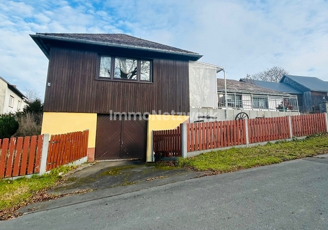 Ansicht Haus Garage