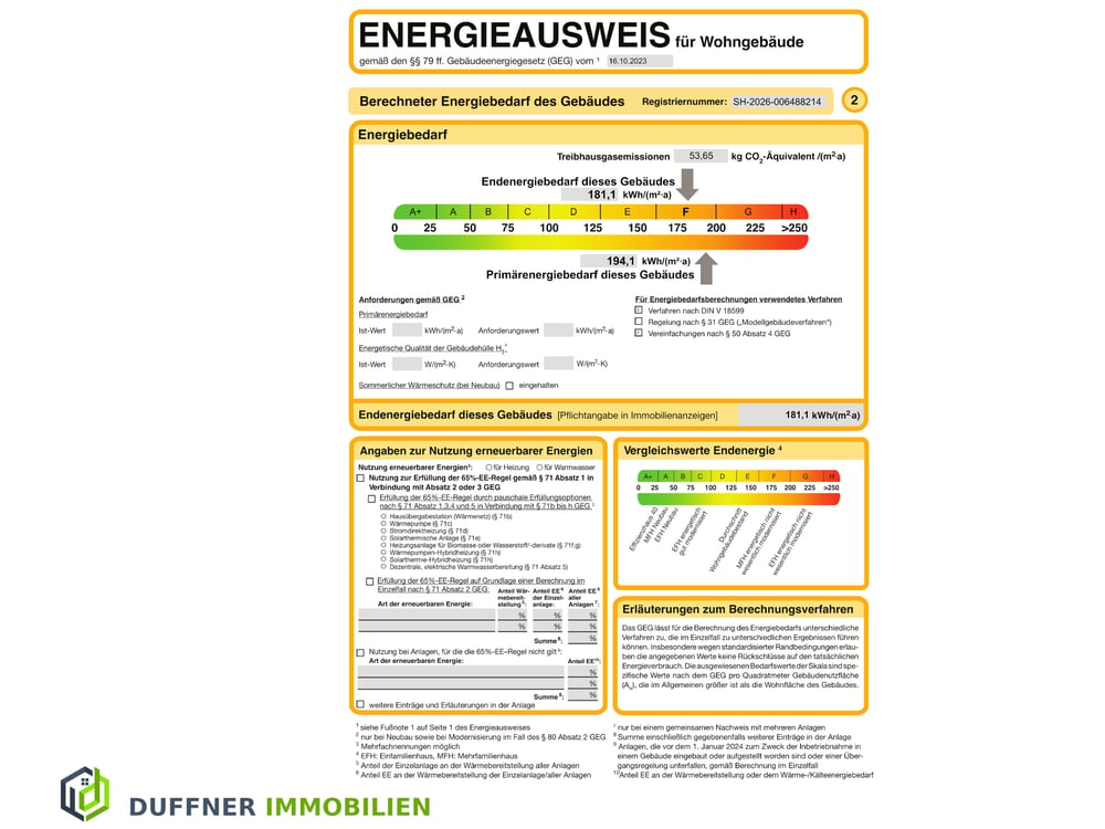 Energieausweis Krummwisch