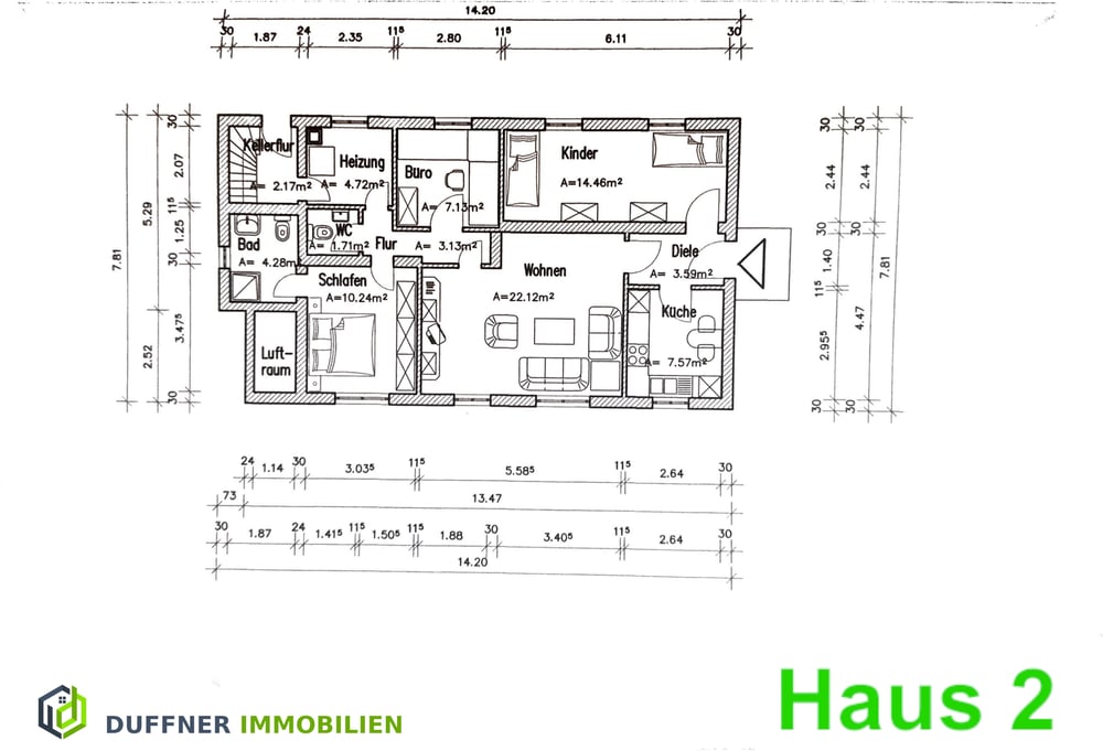 Grundriss Haus 2