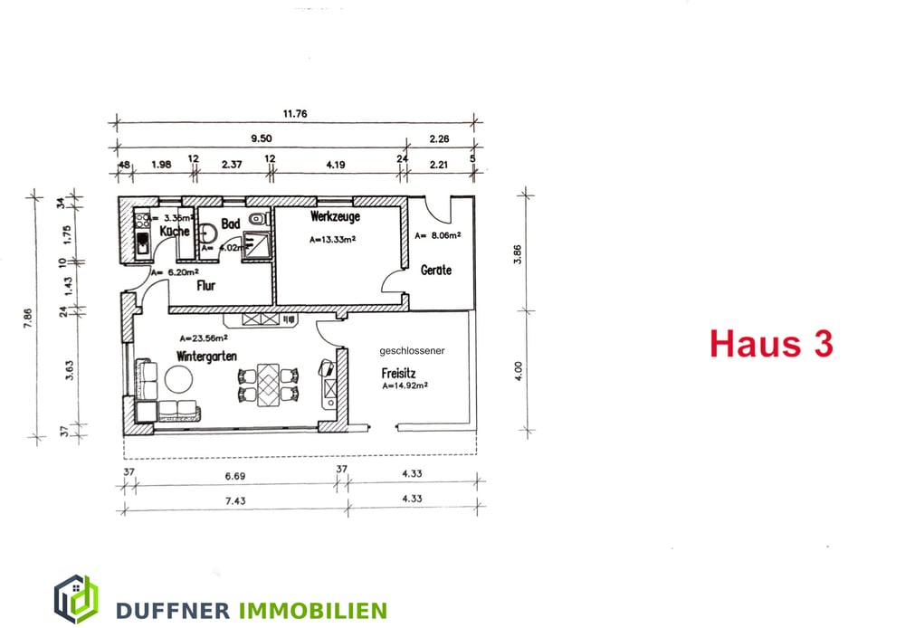 Grundriss Haus 3