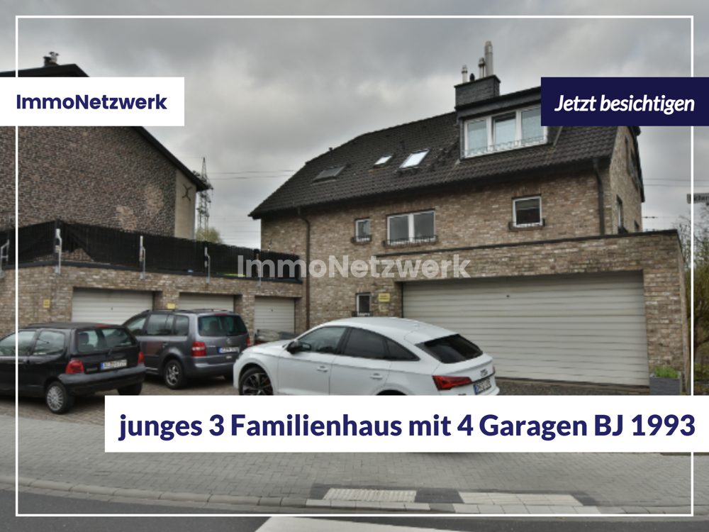 NEU***junges 3-Familienhaus mit 4 Garagen & 1 Stellplatz in Herzogenrath***NEU