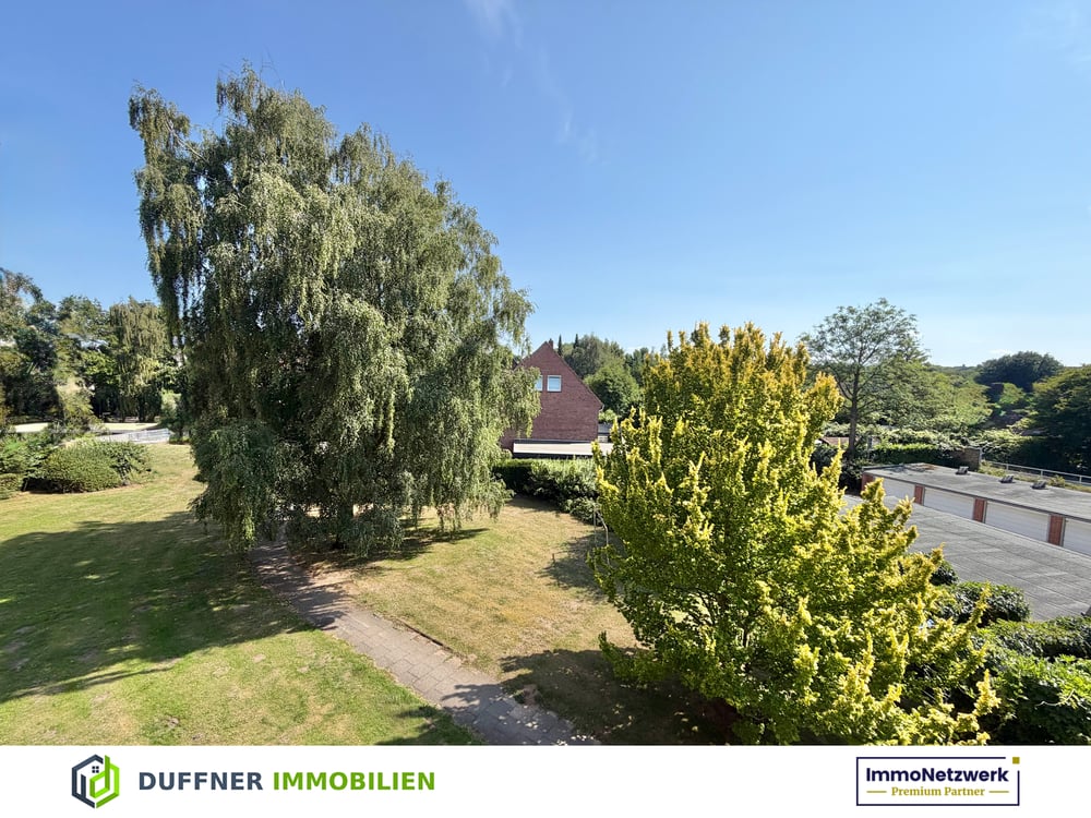 Blick vom Balkon