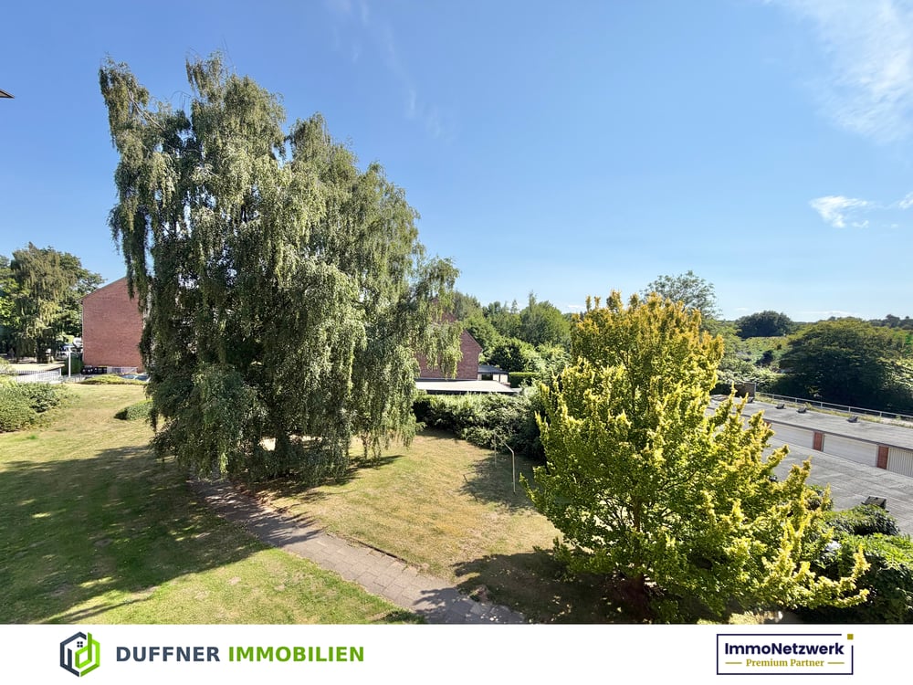 Blick vom Balkon