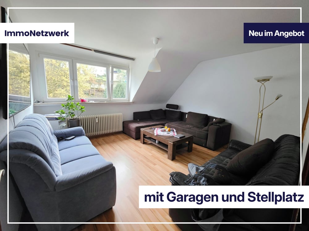 Gepflegte 4?Zimmer?Wohnung mit Ausbaupotenzial sowie Garagen und Parkplatz in Trier-Olewig