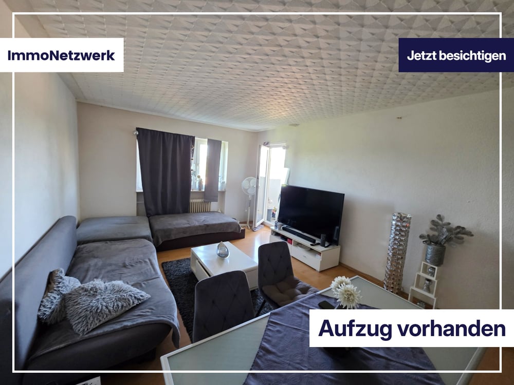 Helle 2?ZKB?Wohnung mit Loggia und Weitblick ins Grüne – SB-Dudweiler Nord