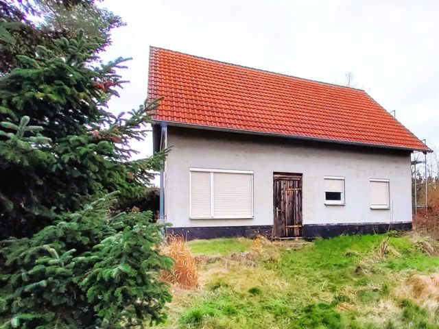 Einfamilienhaus im Rohbau auf großzügigem Doppelgrundstück mit Entwicklungspotenzial