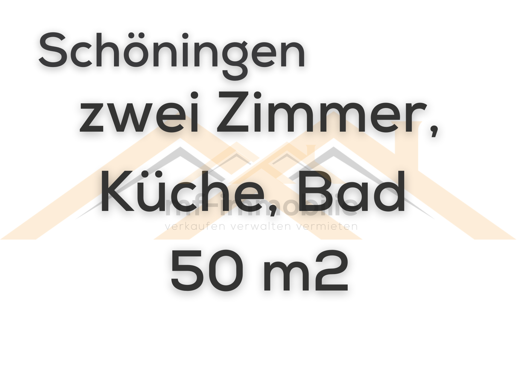 2 Zimmer, Küche, Bad 50 m2 Etagenwohnung