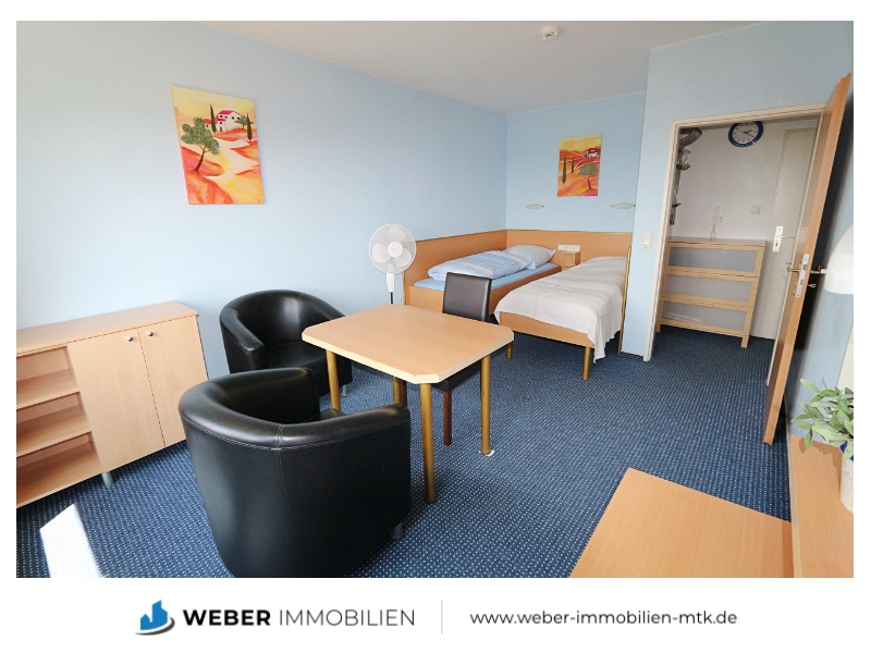Möblierte 1 ZKB mit TRAUM-haftem WEITBLICK, SONNEN-Balkon, Nähe NEUE BÖRSE und MESSE