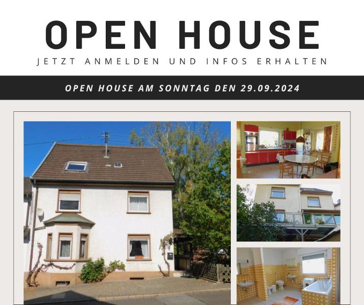 OPEN HOUSE - 10.11.24 - Idar Oberstein 206 qm Wohn/Nutzfläche und 930 qm Grundstück in Waldlage.