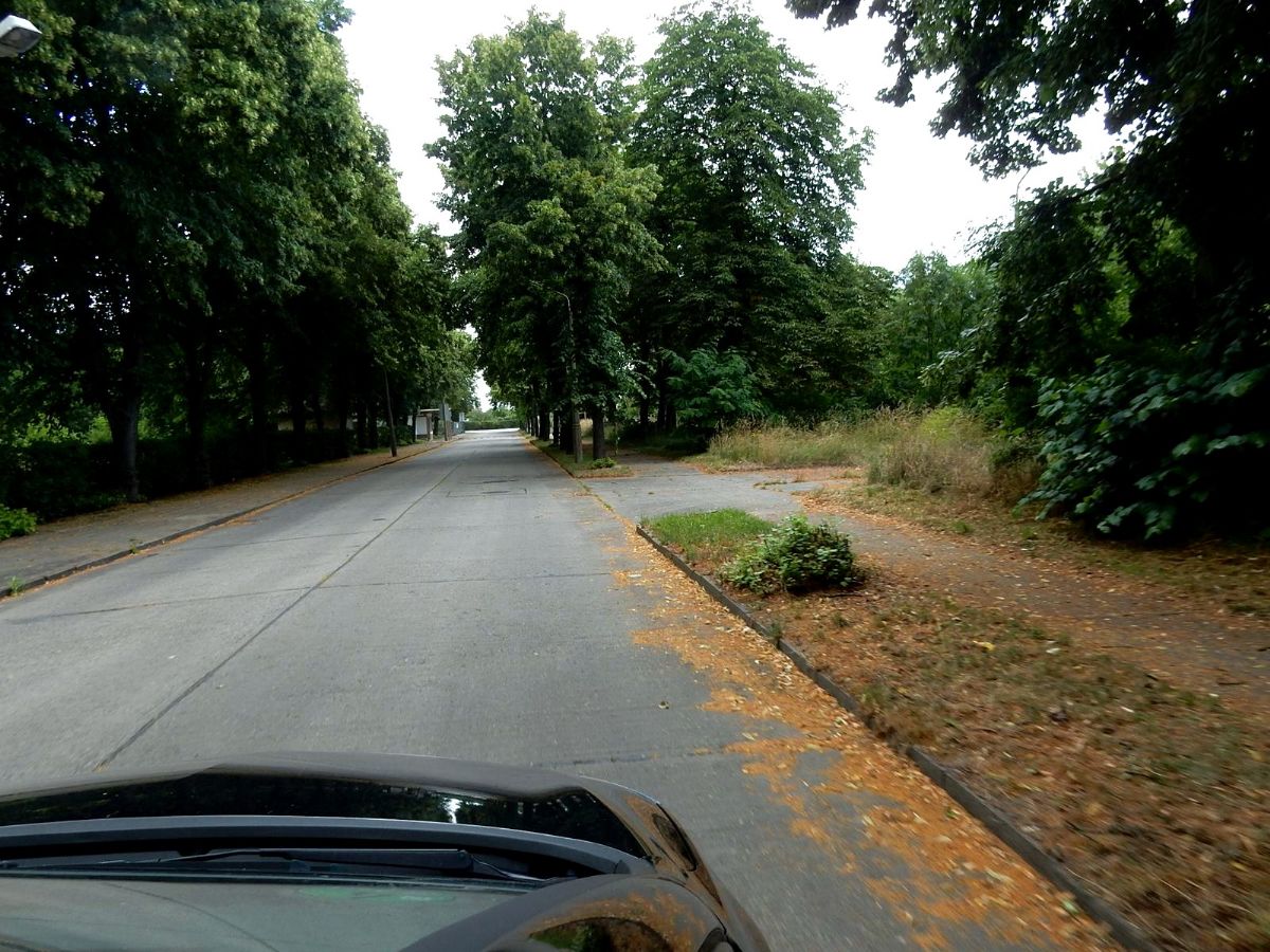 Werkstraße Ausfahrt