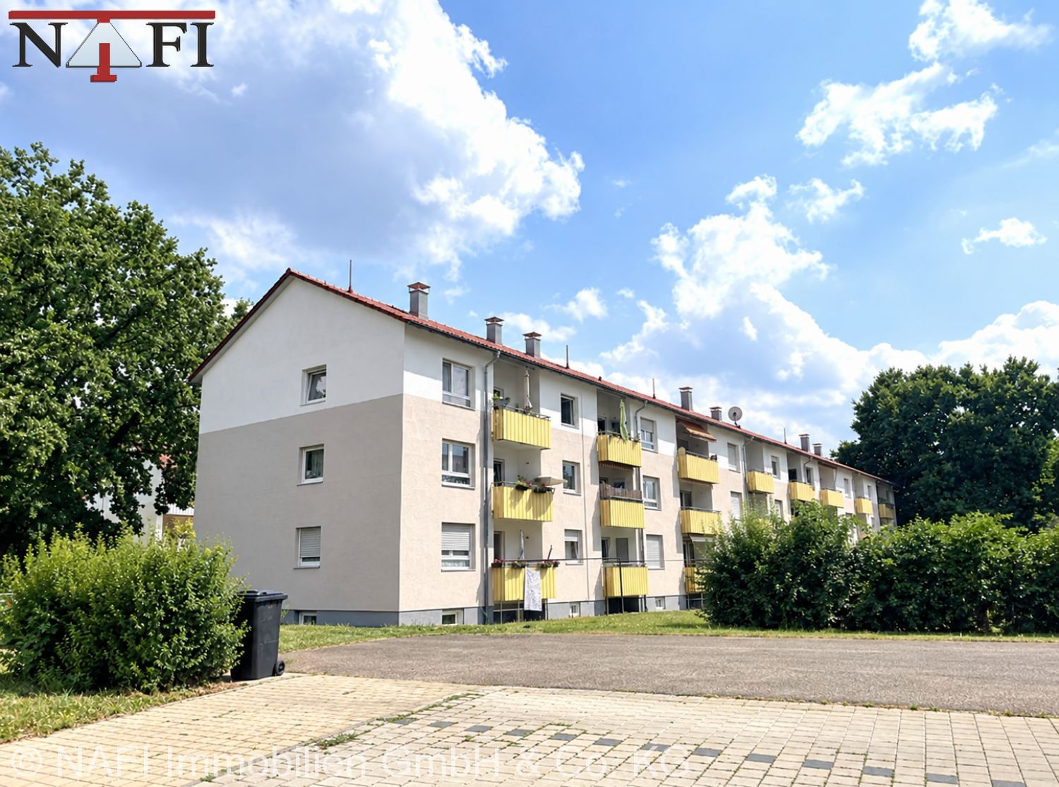 Sonnige Wohnlage + Garage**Clever geschnittene 3-Zimmer-Wohnung mit Balkon**