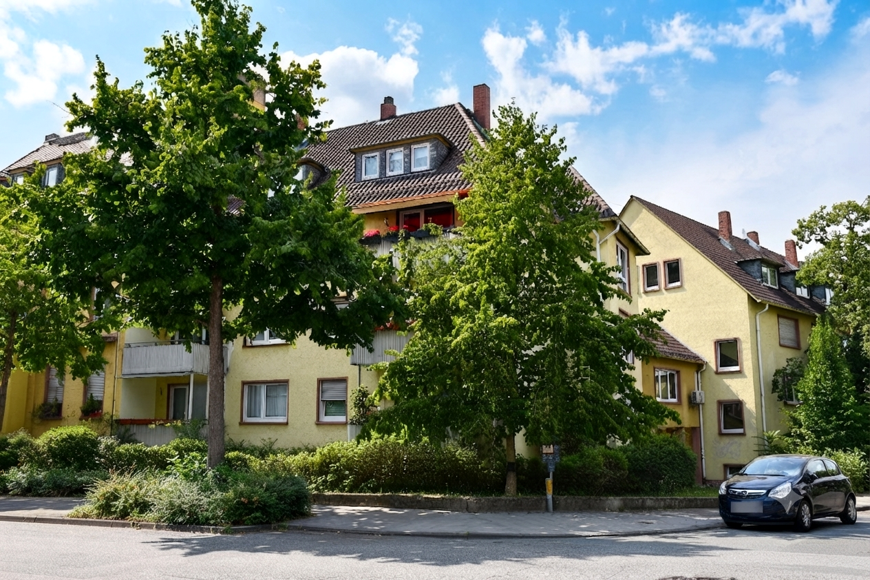 **RESERVIERT** Stadtnah wohnen zwischen Bessungen und Paulusviertel – attraktive 2-Zi.-Wohnung mit Sonnenbalkon
