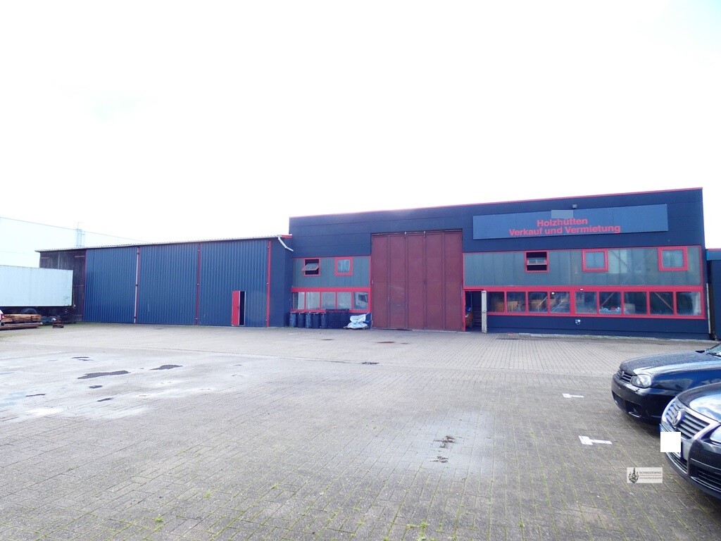 300 m² Halle 
mit 1.000 m² Freifläche
im Gewerbegebiet Hoya