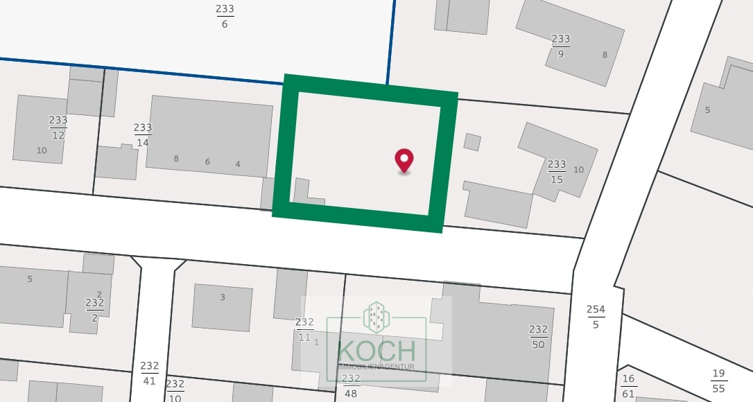 Noch zu teilendes Baugrundstück (§34 BauGB) in Loxstedt