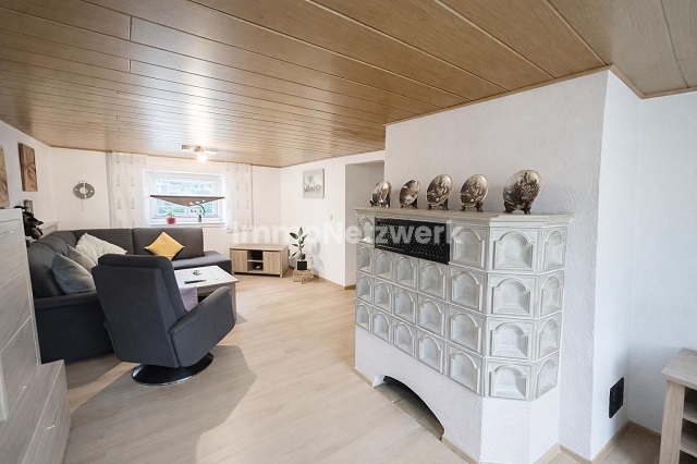 Wohzimmer Kamin