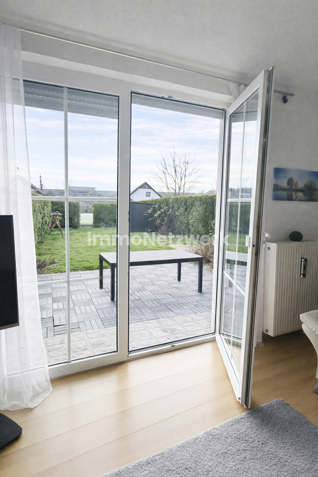 Aussicht Wohnzimmer Terrasse