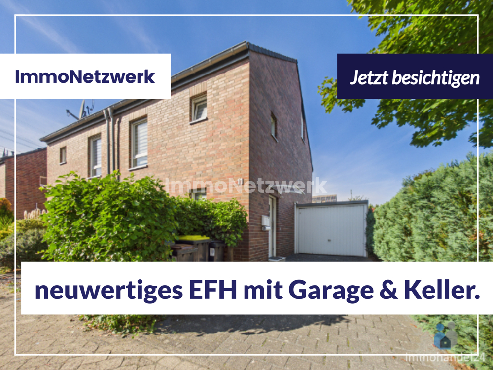 TOPLAGE***vollunterkellerte DHH mit Garage & toller Wohnlage***NEU