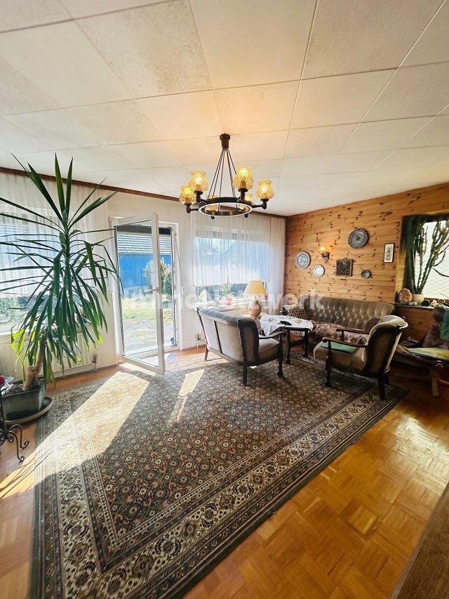Wohnzimmer Ansicht Terrasse