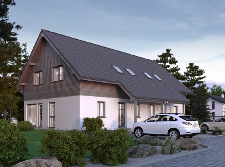 Gemeinsam leben getrennt wohnen. 2 Hälften nebeneinander. Für Freunde oder Familien ideal.