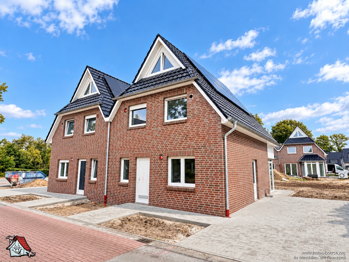 Platz für die ganze Familie – Neubau-Doppelhaushälfte in Friesoythe zu vermieten!