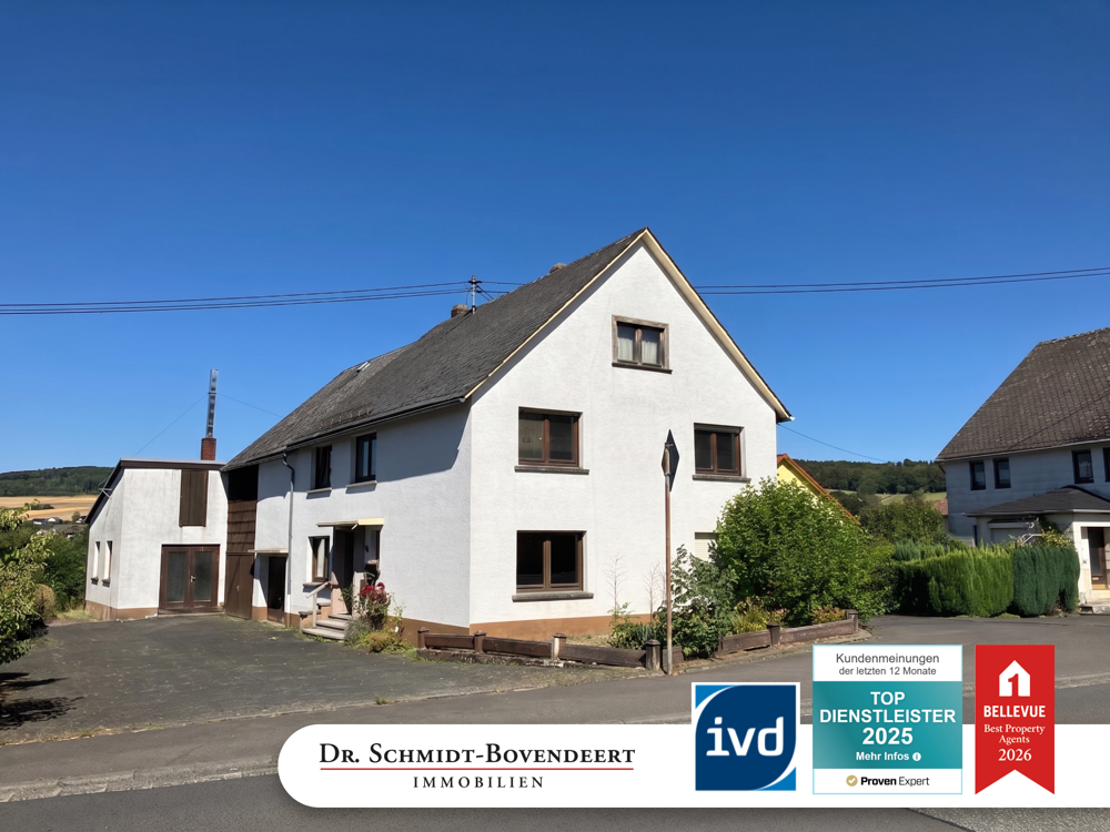 Ihr Haus für die Großfamilie in zentraler Lage von Nistertal! Mit 382m² Werkstatt/Gewerbefläche!