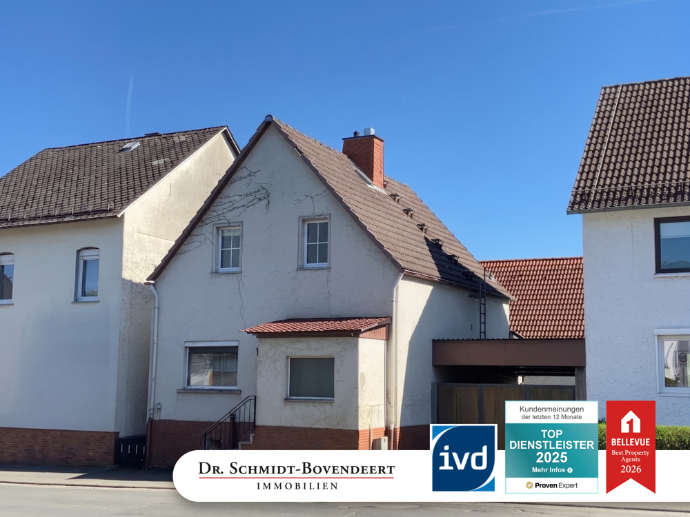 2km zur A45: Einfamilienhaus mit Werkstatt im Hinterhaus, Carport und idyllischem Garten in Herborn!