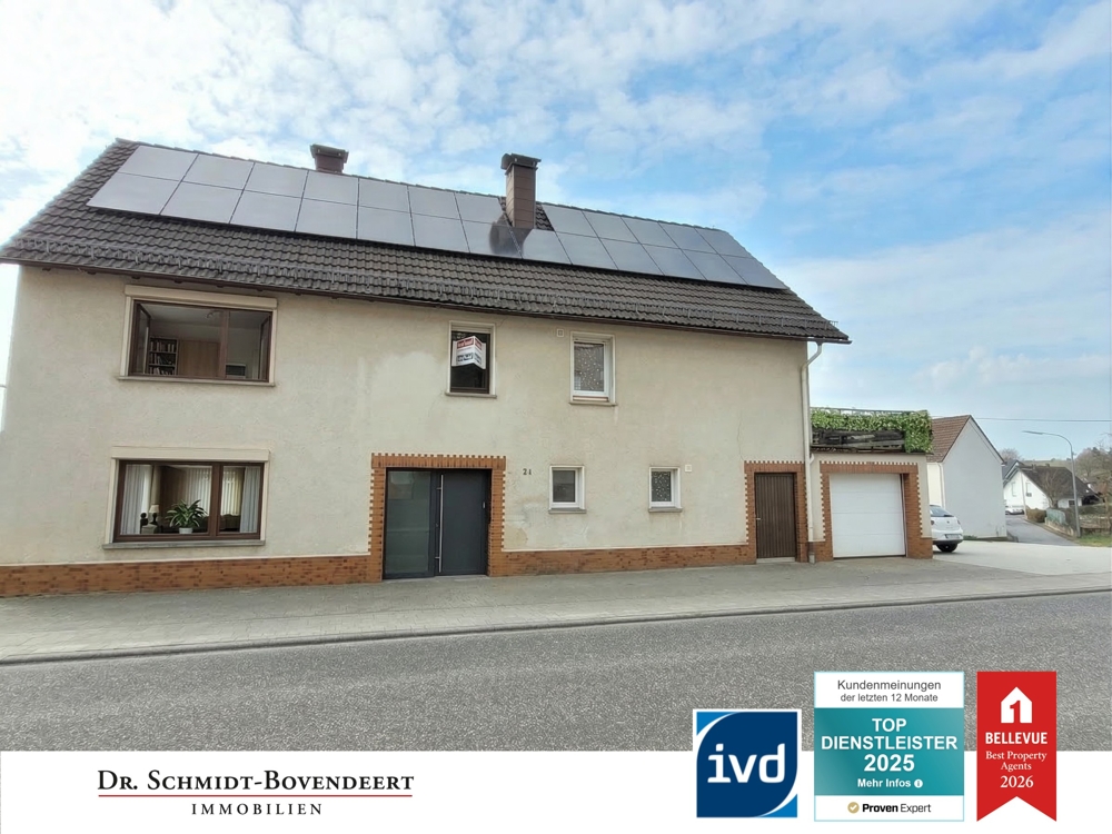 Minimale Energiekosten! Renoviertes Einfamilienhaus mit PV-Anlage zwischen Hachenburg und AK