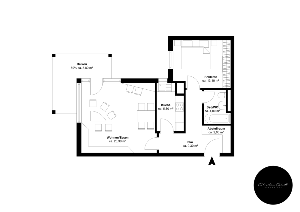 attraktive 2 Raum Wohnung mit Balkon +++TOP+++  Wohnpark Markkleeberg