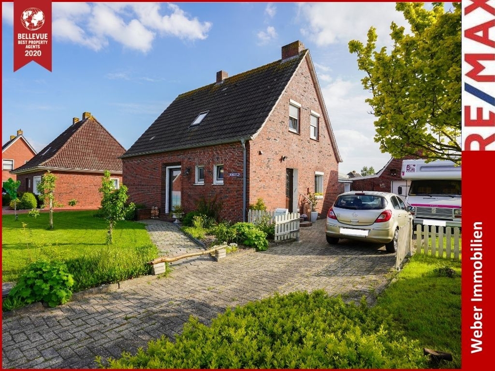 Sehr gepflegtes, modernisiertes Einfamilienhaus in ruhiger Lage von Jemgum mit großem Grundstück!