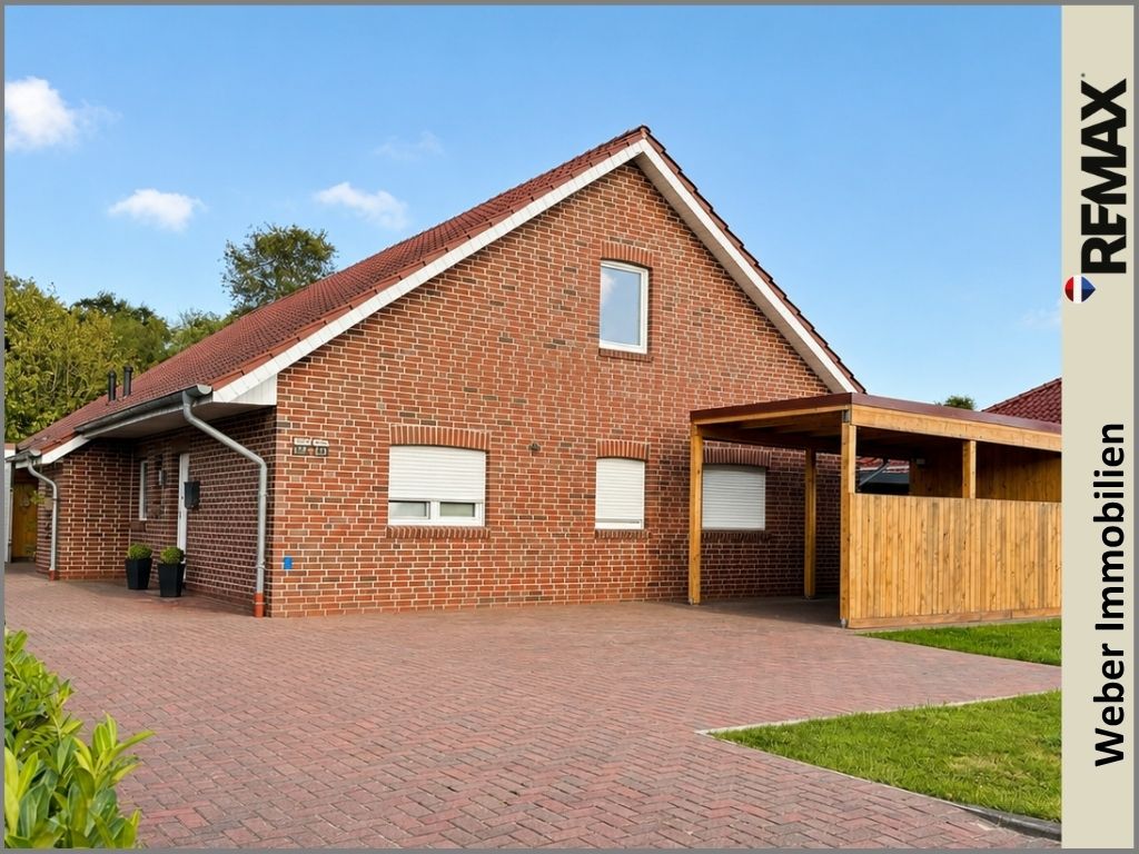 Modernes Wohnen in bester Lage!
Gepflegte Doppelhaushälfte mit Terrasse & Carport