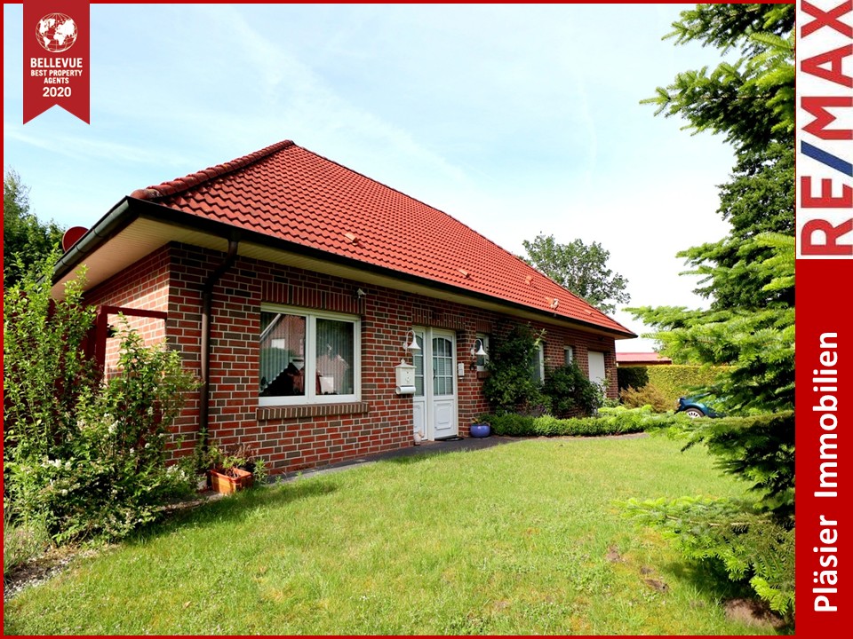 Walmdachbungalow * ruhige Wohnlage * Fußbodenheizung * umeinsehbarer Garten * ebenerdiges Wohnen *