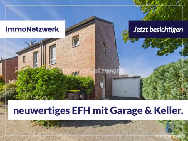 TOPLAGE***vollunterkellerte DHH mit Garage & toller Wohnlage***NEU